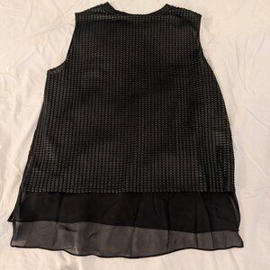 VINCE Black Sleeveless Tank Top - Size L